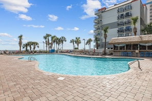 Heated outdoor pool