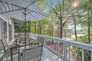  Fabulous deck with spectacular views in every direction.