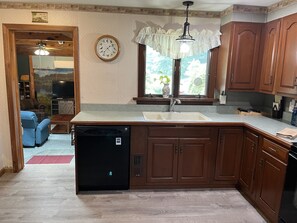 Kitchen into Great room