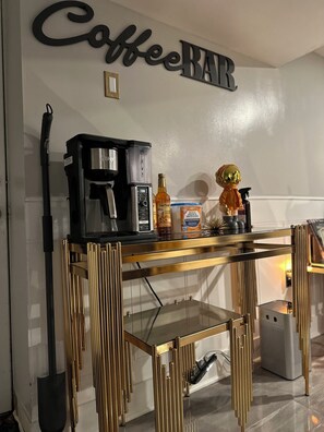 Our coffee bar.