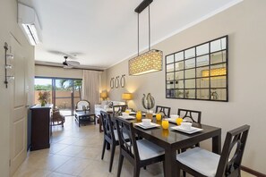 Celebrate togetherness: Gather loved ones for memorable meals in this inviting dining room.