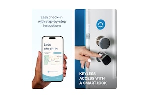 Easy check-in with a smart lock