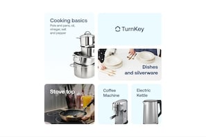 Our kitchen is fully equipped with everything you need for cooking