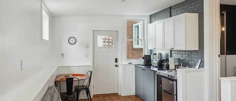 Kingston Vacation Rental | Studio | 1BA | 400 Sq Ft | Small Step for Entry