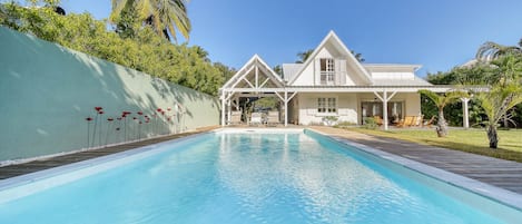 extérieur de la villa fleur de lune à la saline les bains à la réunion