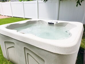 New hot tub - dedicated use - not shared.