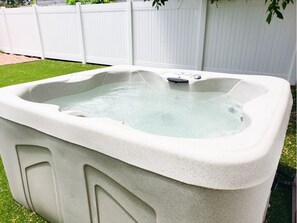 New hot tub - dedicated use - not shared.