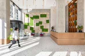 Interior entrance