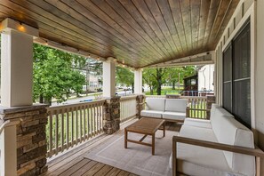 front porch with comfortable seating