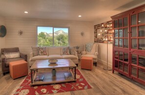 Living Room with Mountain Views