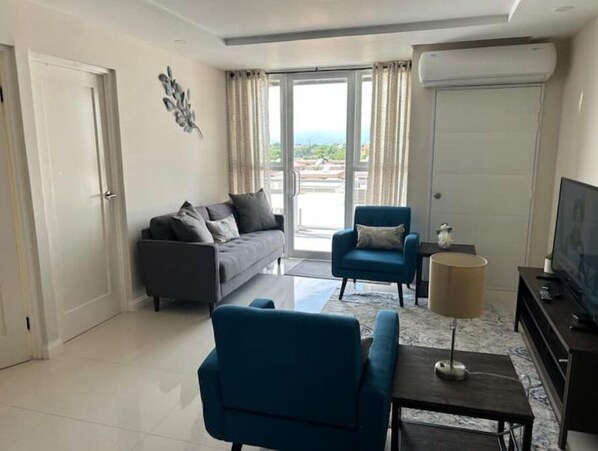 Living Room & Balcony