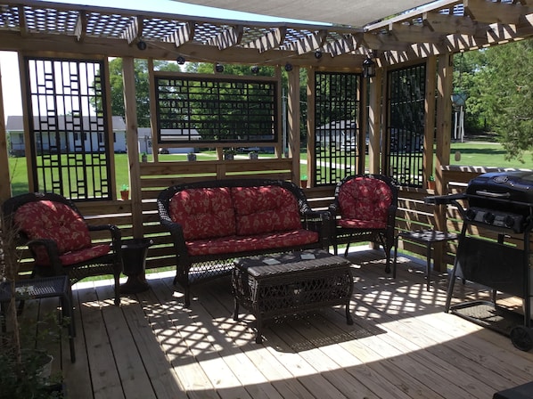 Backyard deck
