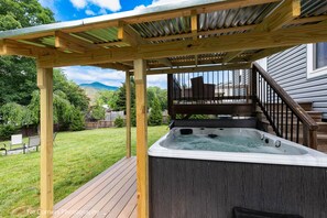 Side Deck and Hot Tub