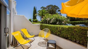 Turn imagination into reality and enjoy a glass of good wine, a book, a fantastic meal, or just the fresh Algarve air on this cozy patio #summer #sun #airbnb #algarve