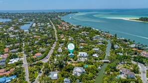 Aerial View showing Proximity to the Gulf of Mexico