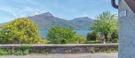 View of the lake from the property entrance