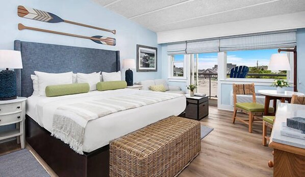 Unit with comfortable bed