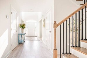 Sun-filled foyer