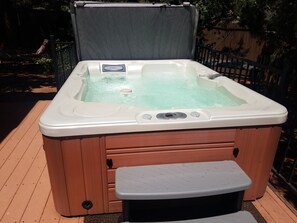 Hottub out back 