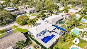 Aerial View of House