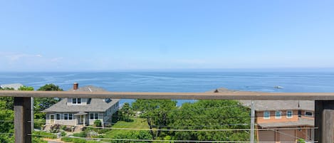 View of Ipswich Bay from the home's upper deck.