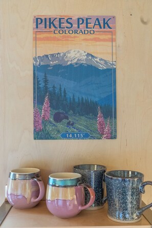 Surrounded by towering pine trees and breathtaking mountain views.