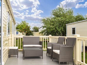 Sitting-out-area | Summer Willow Lodge, Tattershall, near Horncastle