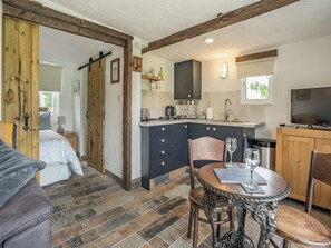 Kitchen area | Molehill Lodge, Ammanford