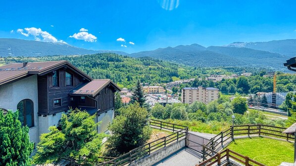 Blick von der Unterkunft