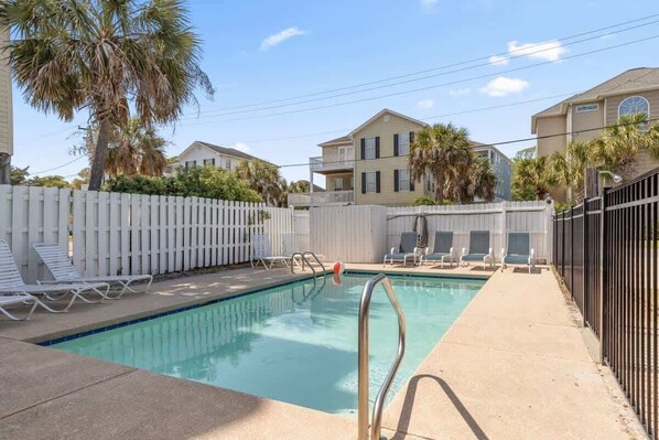 Kids and kids at heart would enjoy a dip in the pool
