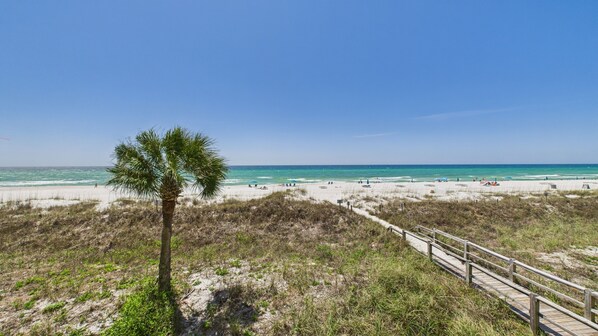 Beautiful views of the gulf from balcony