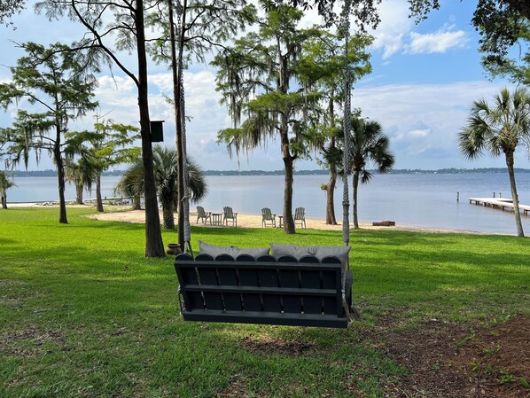 Amazing views from your own private beach!