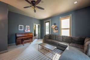 Make yourself at home in our beautifully designed living room.