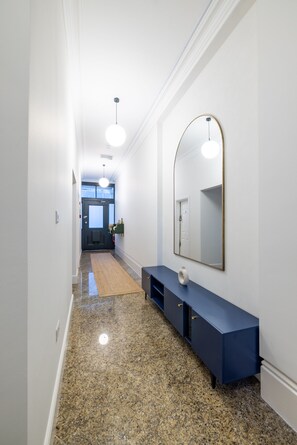 Interior entrance