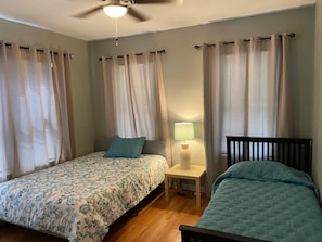 Bedroom 2 - one queen bed and one twin bed.