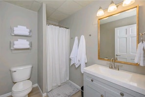 Fully remodeled bathroom.