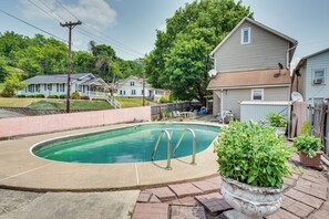 Shared Backyard | Outdoor Pool | Additional Vacation Rental Available