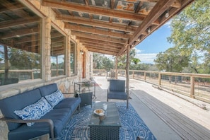 Perfect patio for catching up with friends or enjoying a peaceful moment to yourself