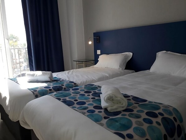 Twin beds