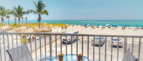 Private Beachfront Balcony