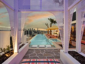 Rooftop pool