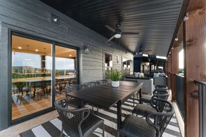 Back porch, main level
