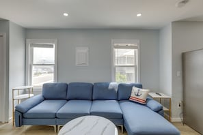 Living Room | Main Level | Free WiFi | Central A/C + Heating