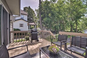 Rendezvous with your family and friends on your private deck each evening and listen to the leave rustle in the breeze.  Enjoy a beverage together while grilling, if you’re in the mood for a cookout.