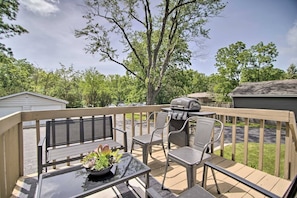 Enjoy the privacy of your own deck and grill to relax with your family and friends. 