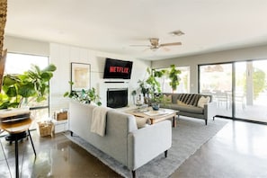 Living Room + Smart TV + AppleTV