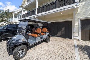 6 Seater Golf Cart Included with Your Rental!