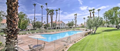 Palm Desert Vacation Rental | 3BR | 3BA | 2,300 Sq Ft | Small Step for Entry