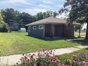 Yard space for tenting/games/outdoor fun.