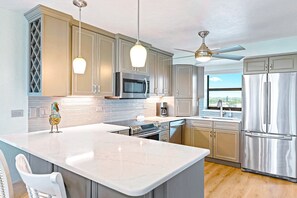 Fully equipped kitchen with every modern convenience for your family vacation!